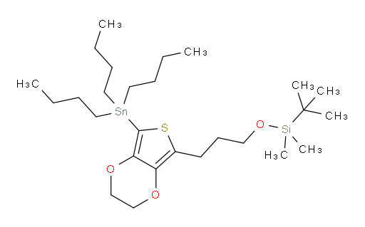 tert-butyldimethyl(3-(7-(tributylstannyl)-2,3-dihydrothieno[3,4-b][1,4]dioxin-5-yl)propoxy)silane