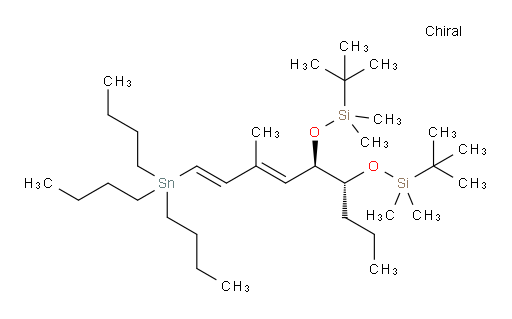 (5R,6R)-2,2,3,3,8,8,9,9-octamethyl-5-((1E,3E)-2-methyl-4-(tributylstannyl)buta-1,3-dien-1-yl)-6-propyl-4,7-dioxa-3,8-disiladecane