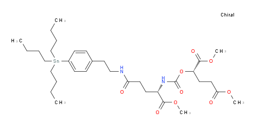 (S)-dimethyl 2-((((S)-1-methoxy-1,5-dioxo-5-((4-(tributylstannyl)phenethyl)amino)pentan-2-yl)carbamoyl)oxy)pentanedioate