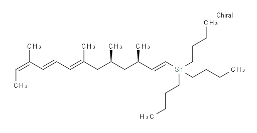 tributyl((1E,3R,5S,7E,9E,11Z)-3,5,7,11-tetramethyltrideca-1,7,9,11-tetraen-1-yl)stannane