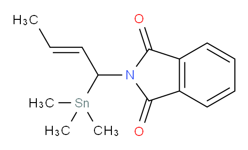 (E)-2-(1-(trimethylstannyl)but-2-en-1-yl)isoindoline-1,3-dione