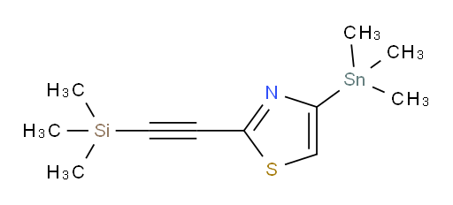 2-((trimethylsilyl)ethynyl)-4-(trimethylstannyl)thiazole