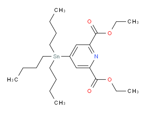 diethyl 4-(tributylstannyl)pyridine-2,6-dicarboxylate