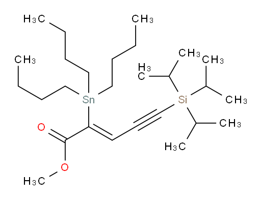 (Z)-methyl 2-(tributylstannyl)-5-(triisopropylsilyl)pent-2-en-4-ynoate