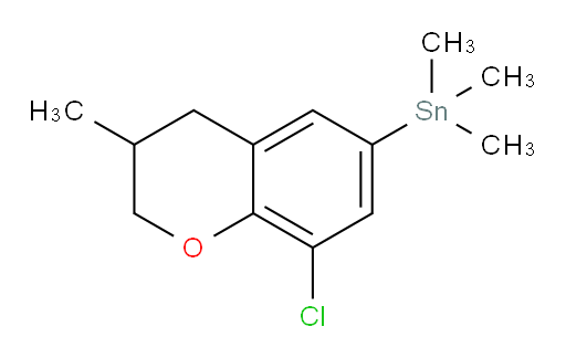 (8-chloro-3-methylchroman-6-yl)trimethylstannane