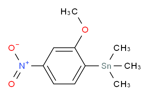 (2-methoxy-4-nitrophenyl)trimethylstannane