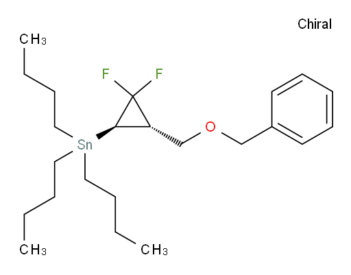 ((1R,3S)-3-((benzyloxy)methyl)-2,2-difluorocyclopropyl)tributylstannane