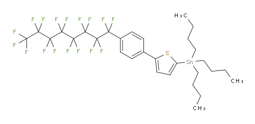 tributyl(5-(4-(perfluorooctyl)phenyl)thiophen-2-yl)stannane
