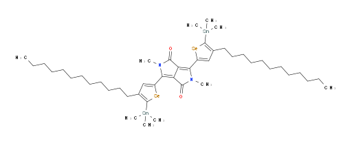 3,6-bis(4-dodecyl-5-(trimethylstannyl)selenophen-2-yl)-2,5-dimethylpyrrolo[3,4-c]pyrrole-1,4(2H,5H)-dione