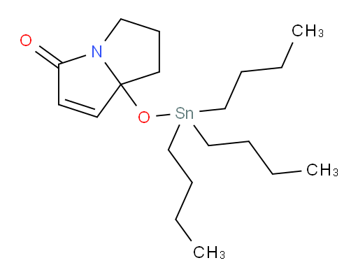 7a-((tributylstannyl)oxy)-2,3-dihydro-1H-pyrrolizin-5(7aH)-one