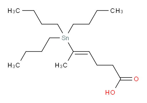 (E)-5-(tributylstannyl)hex-4-enoic acid
