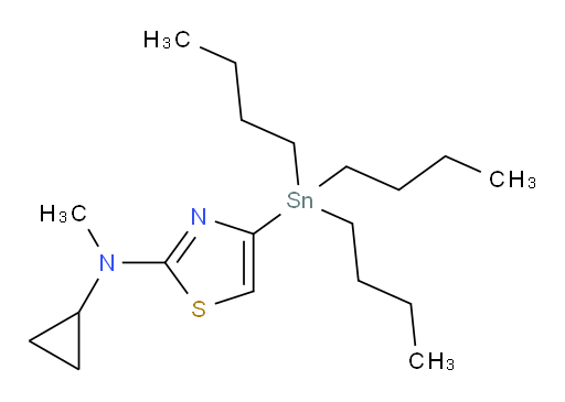 N-cyclopropyl-N-methyl-4-(tributylstannyl)thiazol-2-amine