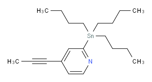 4-(prop-1-yn-1-yl)-2-(tributylstannyl)pyridine