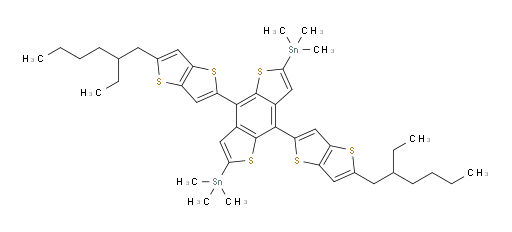 (4,8-bis(5-(2-ethylhexyl)thieno[3,2-b]thiophen-2-yl)benzo[1,2-b:4,5-b']dithiophene-2,6-diyl)bis(trimethylstannane)