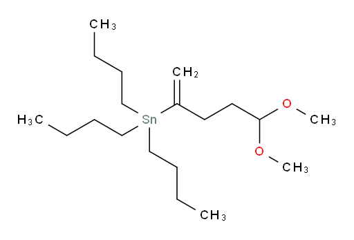 tributyl(5,5-dimethoxypent-1-en-2-yl)stannane