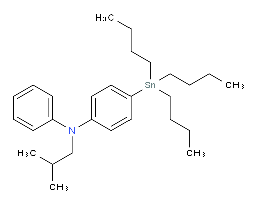 N-isobutyl-N-phenyl-4-(tributylstannyl)aniline