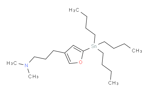 N,N-dimethyl-3-(5-(tributylstannyl)furan-3-yl)propan-1-amine