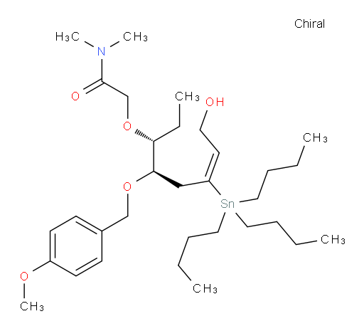 2-(((3R,4R,E)-8-hydroxy-4-((4-methoxybenzyl)oxy)-6-(tributylstannyl)oct-6-en-3-yl)oxy)-N,N-dimethylacetamide