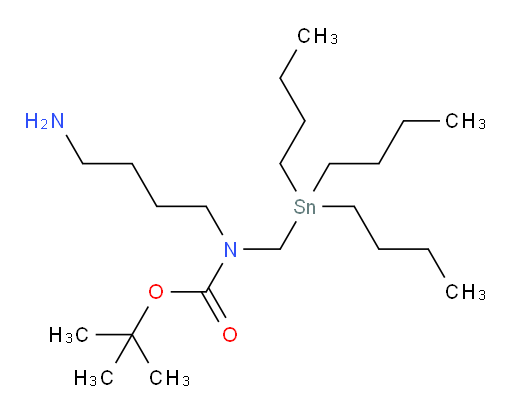 tert-butyl (4-aminobutyl)((tributylstannyl)methyl)carbamate