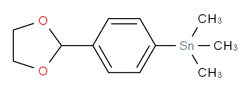 (4-(1,3-dioxolan-2-yl)phenyl)trimethylstannane