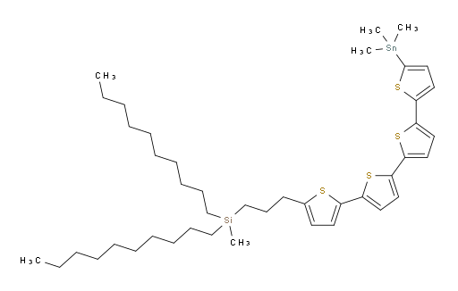 didecyl(methyl)(3-(5'''-(trimethylstannyl)-[2,2':5',2'':5'',2'''-quaterthiophen]-5-yl)propyl)silane
