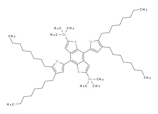 (4,8-bis(4,5-dioctylthiophen-2-yl)benzo[1,2-b:4,5-b']dithiophene-2,6-diyl)bis(trimethylstannane)