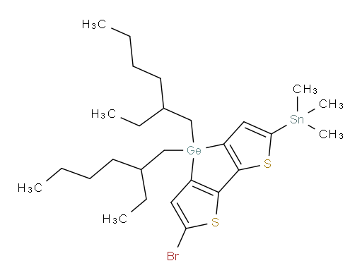 2-bromo-4,4-bis(2-ethylhexyl)-6-(trimethylstannyl)-4H-germolo[3,2-b:4,5-b']dithiophene