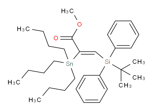 (Z)-methyl 3-(tert-butyldiphenylsilyl)-2-(tributylstannyl)acrylate