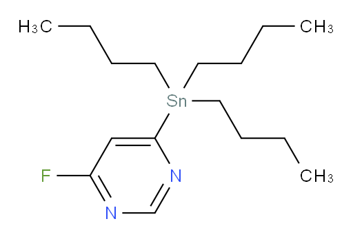 4-fluoro-6-(tributylstannyl)pyrimidine