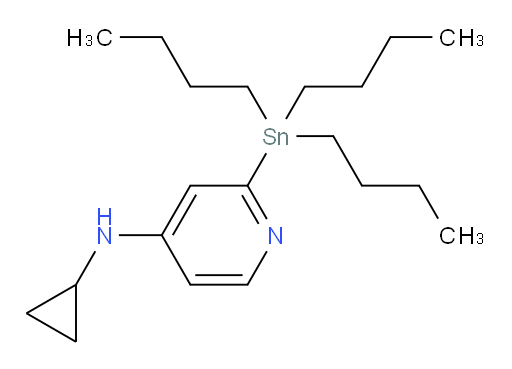 N-cyclopropyl-2-(tributylstannyl)pyridin-4-amine