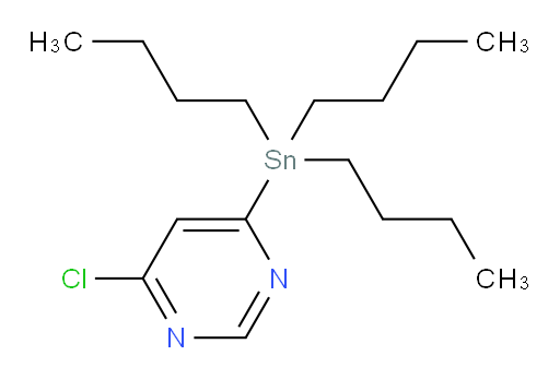 4-chloro-6-(tributylstannyl)pyrimidine