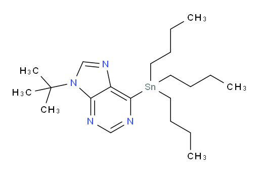 9-(tert-butyl)-6-(tributylstannyl)-9H-purine