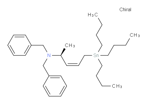 (S,Z)-N,N-dibenzyl-5-(tributylstannyl)pent-3-en-2-amine