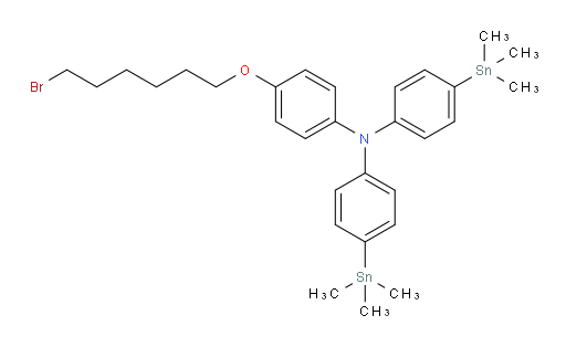 4-((6-bromohexyl)oxy)-N,N-bis(4-(trimethylstannyl)phenyl)aniline