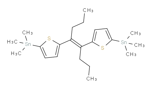 (E)-(5,5'-(辛-4-烯-4,5-二基)双(噻吩-5,2-二基))双(三甲基锡烷)