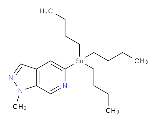 1-methyl-5-(tributylstannyl)-1H-pyrazolo[3,4-c]pyridine
