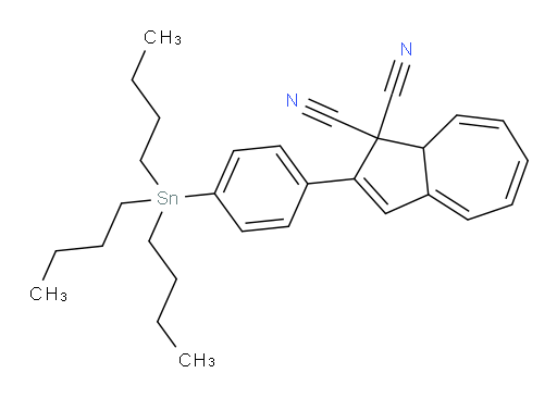 2-(4-(tributylstannyl)phenyl)azulene-1,1(8aH)-dicarbonitrile
