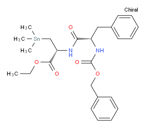(R)-ethyl 2-((S)-2-(((benzyloxy)carbonyl)amino)-3-phenylpropanamido)-3-(trimethylstannyl)propanoate