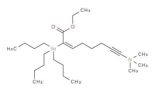 (E)-ethyl 2-(tributylstannyl)-8-(trimethylsilyl)oct-2-en-7-ynoate