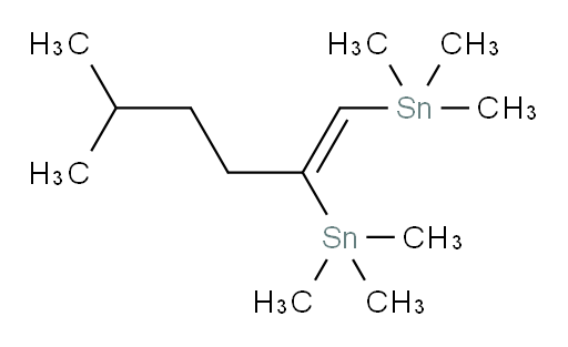 (Z)-(5-methylhex-1-ene-1,2-diyl)bis(trimethylstannane)