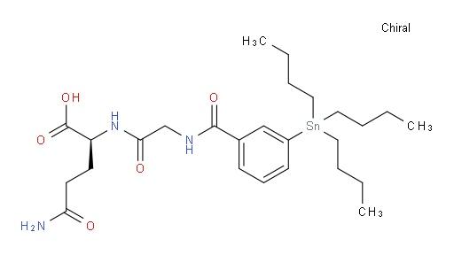 (S)-5-amino-5-oxo-2-(2-(3-(tributylstannyl)benzamido)acetamido)pentanoic acid