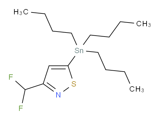 3-(difluoromethyl)-5-(tributylstannyl)isothiazole