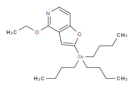 4-ethoxy-2-(tributylstannyl)furo[3,2-c]pyridine