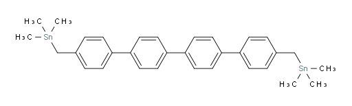 4,4'''-bis((trimethylstannyl)methyl)-1,1':4',1'':4'',1'''-quaterphenyl