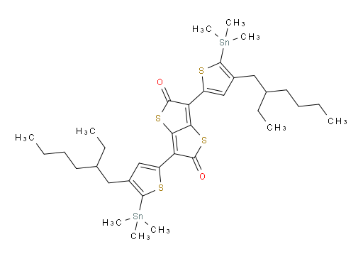 3,6-bis(4-(2-ethylhexyl)-5-(trimethylstannyl)thiophen-2-yl)thieno[3,2-b]thiophene-2,5-dione