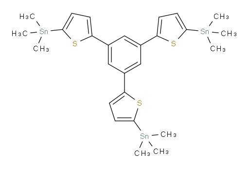 1,3,5-tris(5-(trimethylstannyl)thiophen-2-yl)benzene
