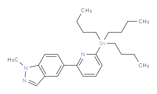 1-methyl-5-(6-(tributylstannyl)pyridin-2-yl)-1H-indazole