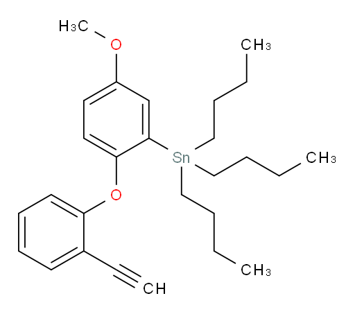 tributyl(2-(2-ethynylphenoxy)-5-methoxyphenyl)stannane