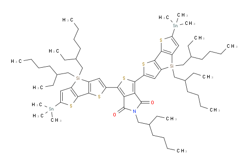 1,3-bis(4,4-bis(2-ethylhexyl)-6-(trimethylstannyl)-4H-silolo[3,2-b:4,5-b']dithiophen-2-yl)-5-(2-ethylhexyl)-4H-thieno[3,4-c]pyrrole-4,6(5H)-dione