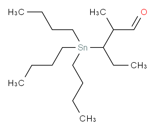 2-methyl-3-(tributylstannyl)pentanal